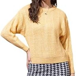 Women's Winter Textured Knit Pullover Sweater | Long Sleeve Round Neck Warm Casual Pullover for Cold Weather Layering-image-73