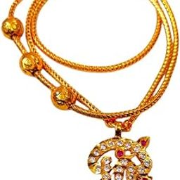Guarantee Mugappu Impon Om Dollar Chain for Men &Women 24 Inch | Mugappu Impon Om Dollar Chain-image-2
