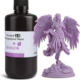 ELEGOO Upgraded Standard 3D Printer Resin 2.0 405nm UV Curing Photopolymer Resin for Mars Saturn Jupiter MSLA DLP LCD 3D Printing, High Precision, Low Odor, Orchid 1000g-image-97