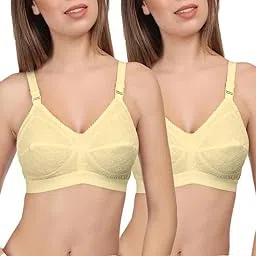 eve's beauty Women's Cotton Non Padded Wire Free Full Coverage Bra-picture-0
