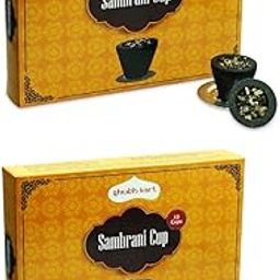 Shubhkart Nirmal Sambrani Cup Dhoop Black | 12 Cups in Per Pack| Dhoop for Puja, Meditation, Havan & Religious Rituals | Charcoal Free Easy to Burn Havan Cups for Positivity & Spirituality (Pack of 2)-image-33