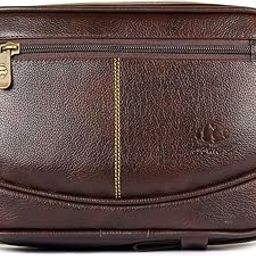 Unisex-Adult Multipurpose Travel Pouch Cash Money Pouch Wrist Handbag Cash Bag Pouch (Dark Brown)-image-56