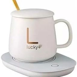 OUR Coffee Mug Warmer, Cup Heater for Desk Electric Beverage Warmer Automatic Thermostatic Smart Cup Heater for Coffee, Milk, Tea, Cocoa, Water (Mug Included, Multicolored) (Multi)-image-63