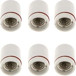 SAZ DEKOR® 6pcs E27 Heat Basking Lamp Holder Reptile Infrared Heater Light Socket Base-image-51