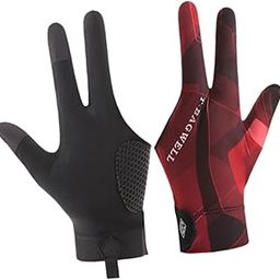 BNF® Pool Gloves Supplies Nonslip Breathable Portable Mitts for Men Playing Women Black Red Left Hand Sporting Goods | Indoor Games | Billiards | Cue Cases-image-23