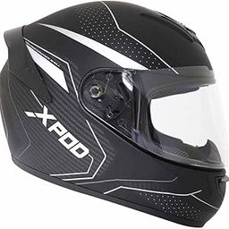 TVS XPOD Aerodynamic Helmet for Men-ISI Certified, Ultrawide Visor, Quick Release Strap-Premium Bike Helmet with Enhanced Air Circulation (Blistering Black & Silver-L)-image-16