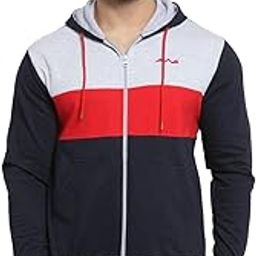 Men's Rich Cotton Hooded Multicolor Winter Hoodie Regular Fit Sweatshirt with Zip (AWG-SSLZ83-XXL,Multicolour,XX-Large)-picture-20