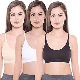 Women's Cotton Non-Padded Wire Free Sports Bra (E1608BSW-40B_Multicolour_40)-image-72