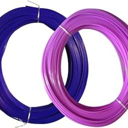 ADW CRAFT'S® Plastic Wire for Basket Making -PURPLE+DARK PURPLE Plastic Wire|Plastic Koodai wire|Glass Wire For Basket Making|Koodai Wire Roll|Plastic Wire For Koodai-image-6