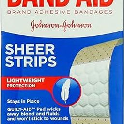 Band-Aid Brand Tru-Stay Sheer Strips Adhesive Bandages for First Aid and Wound Care, All One Size, 40 ct-picture-18
