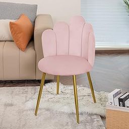 Bharat Bhavishya Accent Chair, Sherpa Arm Chair for Living Room, Mid Century Modern Accent Chairs, Boucle Reading Bedroom Chair, Teddy Armchair, Wooden Arms Metal Frame 4 pc Pink-image-58
