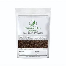 Natural Hill Organic Kali Jeeri Powder 150 Gram Pure- No Mixing- No Preservative -असली For Ideal For Seasoning And Flavoring Dishes Zipper Pack-image-39