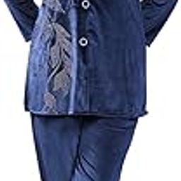 Women's Winter Wear Valvet Night Suit-image-59