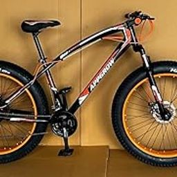 Appgrow Fat Bike Jaguar 26 * 4.00 with 21 Speed Shimano Gears for Unisex ( 18 Inch Frame) Multicolor-image-65