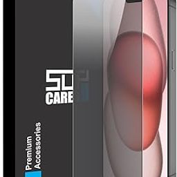 SupCares Military-Grade Privacy Tempered Glass Screen Protector for iPhone 16 and 15 (6.1 Inch) With Installation Kit | Edge to Edge Coverage | Black-7
