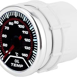 Echocart® Car Auto Gauge, High Sensitivity 52Mm/2In Oil Temp Temperature Gauge with Electronic Sensor for Truck for Car-24