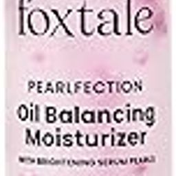 Foxtale Oil Balancing Moisturizer with Niacinamide, Azelaic Acid Pearls & Cica | 8+ Hours Shine-Free Hydration, Pearlescent Glow, Smooth Texture | Lightweight & Non-Comedogenic | 50ml-0