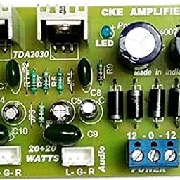 CKE Glass TDA2030 Dual Ic Stereo Circuit Amplifier Home Theater Including 7805 DC-5V Connection For Bluetooth Mp3 Devices-20