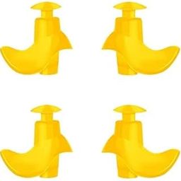 James 2 Pairs Swimming Ear Plugs for Men and Women, with Storage Case, Waterproof Reusable Silicone Ear Plugs for Surfers, Swimmers and Triathlon (Yellow)-picture-17