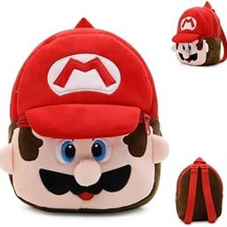 Kids Plush Backpack Kids Velvet School Bag Plush Backpack Baby Girl Preschool Bags Ideal for Baby Boy & Girl Picnic Bags (2-5 Years)-image-3