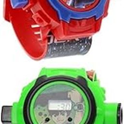 Digital Dial Kids Boy's 24 Images Projector Watch with Silicone Band, Combo Pack of 2 - SBP-1048-12