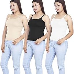 Women’s Cotton Camisole Slip | Adjustable Straps | Ultra-Soft Pure Cotton Fabric | Camisole | (S,M,L,XL,2XL,3XL,4XL)-image-93