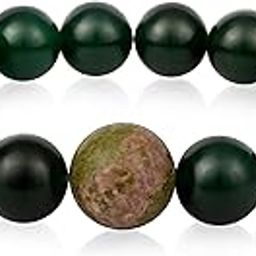 Lab Certified Semi-Precious Bracelet | Unisex both for Men & Women | 18beads Stretchable Bracelet | Natural Crystal Healing Stone | Best for Gifting-image-2
