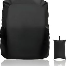 Rain Cover for Backpack Travel Essentials Rain Cover for Bag Backpack Rain Cover Travel Accessories Bag Rain Cover Waterproof Dustproof for All Bag Sizes Upto 55Ltrs Rain Cover Bag Black-30