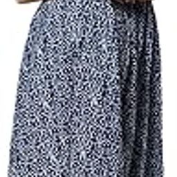 Women's Cotton Lace Printed Pre and Post Maternity Dress with Feeding, Blue, Free Size|| Featured in Shark Tank India ||-image-67