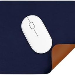 BESTOR PU Vegan Leather Waterproof Gaming Mouse Pad, Non-Slip Rubber Base Mousepad for Laptop PC-12