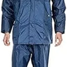 vkg Women's Raincoat, Rainwear, Barsaati with Hood, Side Pocket 100% Waterproof Rainsuit-picture-4