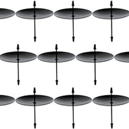 Cabilock 12Pcs Iron Pillar Candle Plate DIY Handmade Candle Fixing Holder Metal Wreath Candle Fixator Tealight Stand for Home Shop Wedding Accessory-image-57