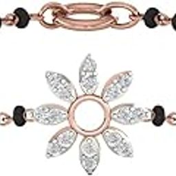 18K Rose Gold Diamond Bracelet for Women-2