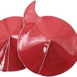 Leather Pasties Adhesive Horn Nipple Covers Womens Breast Stickers Tit Tape Clothing Shoes & Accessories | Womens Clothing | Intimates & Sleep | Breast Forms Enhancers-image-33