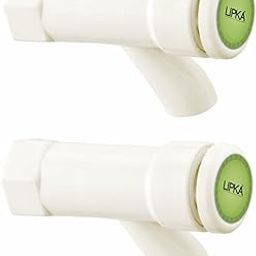 LIPKA Pack of 2 Push Cock PTMT Tap (Ivory Colour)-image-71