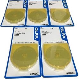 OLFA 60mm Tungsten Tool Steel Rotary Blades,Set of 5 [Japan Import] (60mm)-picture-12