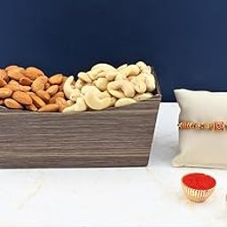 SFU E Com Dry Fruit Hamper For Rakshabandhan Gift | Dry Fruit And Rakhi For Brother | Dry Fruit Basket Hamper | 81-95