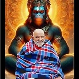 DIYANSH ENTERPRISES®A4 Neem Karoli Baba Black 04 Wooden Wall Mount 8x12 Inch (A4 Size) - Home & Wall Decor, Gifting for Pooja Room, Living Room, Office, Decorative Wall Art Painting-16