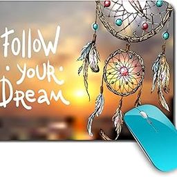 Coverkick Dream Catcher | Quotes | Art | Drawing | Stylish | Printed Mouse Pad/Designer Waterproof Coating Gaming Mouse Pad for Computer/Laptop (Multi19)-image-6