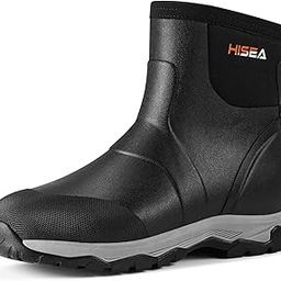Upgraded Excursion Pro Men's Rain Boots, Ankle Height Rubber Hunting Boots Waterproof Insulated Neoprene Boots Durable Outdoor Mud Booties for Hunting Gardening Farming Fishing and Yard Work-image-75