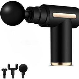 HVG TRADERS Mini Portable Massage Gun, Deep Tissue Percussion Massager for Muscle Recovery, Pain Relief, and Relaxation - Quiet Cordless Handheld with Multiple Heads-image-7