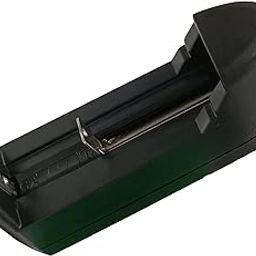 CONSONANTIAM Single Slot 18650 Battery Charger, for 3.7V Li-ion TR IMR ICR 10440 14500 16650 14650 18350 18500 16340 Lithium Batteries Rechargeable Battery Charger (1-Cell-Charger)-22