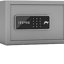 Godrej Security Solutions Forte Pro 10 Litres Digital Electronic Safe Locker for Home & Office with Motorized Locking Mechanism (Light Grey)-2