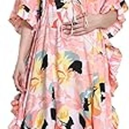 Floral Printed Cotton Maternity Kaftan./Free Size/Printed/Drawstring/Nightdress/Nightwear/Full Length-image-79