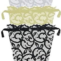 Cotton Netted Clip-on Mock Lace Camisole Cami Secret for Women (Black, White, Beige, Free Size)- Pack-of 3-image-88