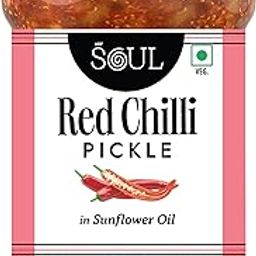 Soul Red Chilli Pickle 400g - Fiery Spice Infusion in Sunflower Oil-image-4