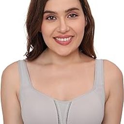 Nylon Blend Full Support Minimizer Everyday Bra For Women Full Coverage | Wireless| Padded With Seamless Soft Cups-1