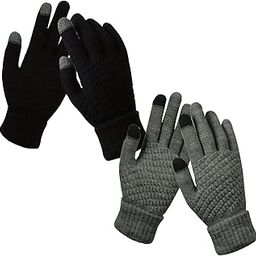 Women Winter Woolen Soft Fleece Yarn Gloves For Women & Girls - Warm, Stylish, and Functional For Autumn Winter, Multicolor-image-96