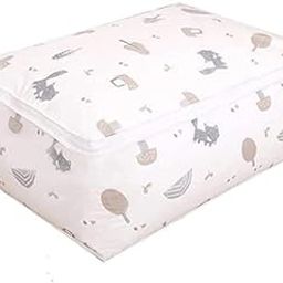 Pratiksha Pack of 2 Storage Bags for Clothes Large - Blanket Storage Bag Under-Bed with Washable Peva Material, Waterproof Foldable Cover, Clothes Organizer-image-89