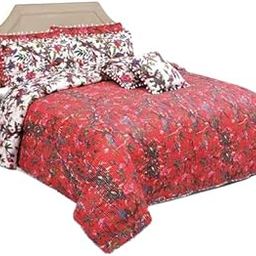 Shri Ganesh Impex,Traditional, Kantha Work, gudri Export Quality .Quilted Designer, Bedcover, Use Revalseval (Pack of 5, Print Multicolour)-image-78
